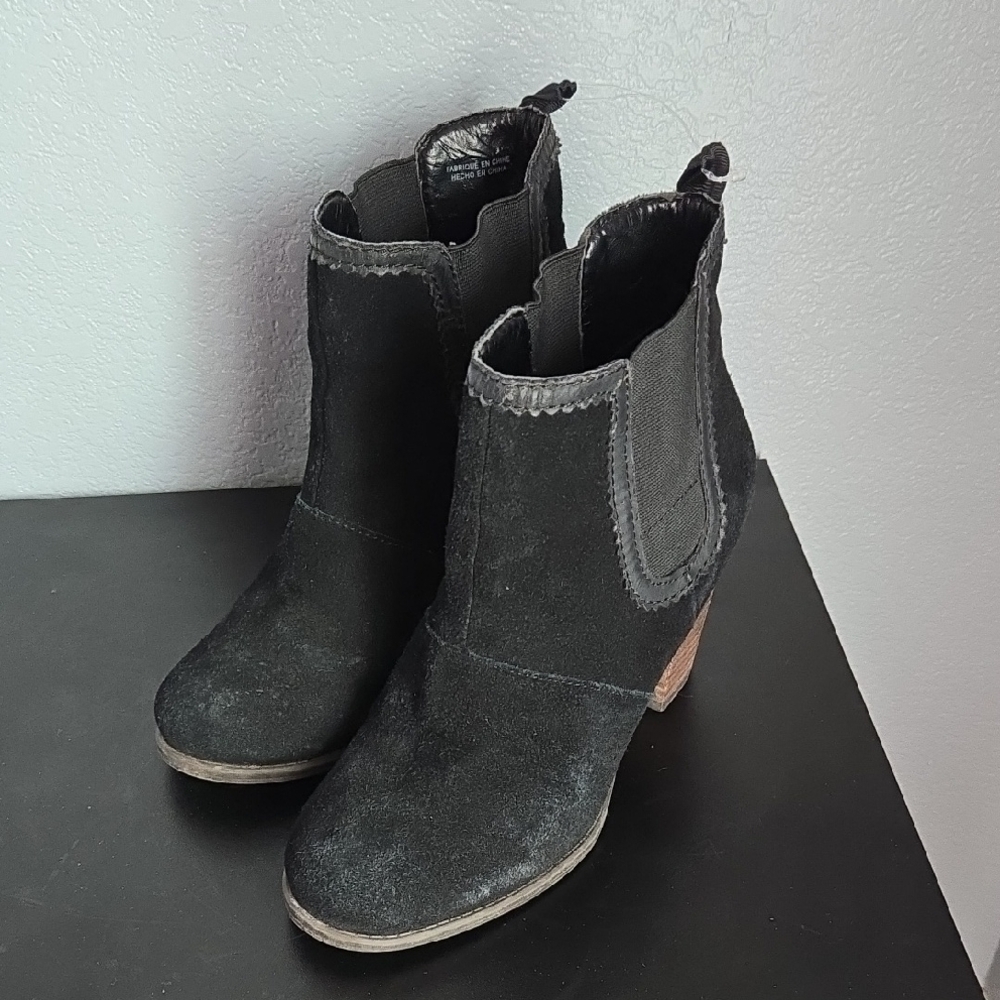 Black Suede Ankle Boots